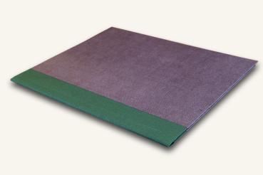 Orchester Notenmappe 35 x 27 cm, dunkelgrau, grüner Leinen